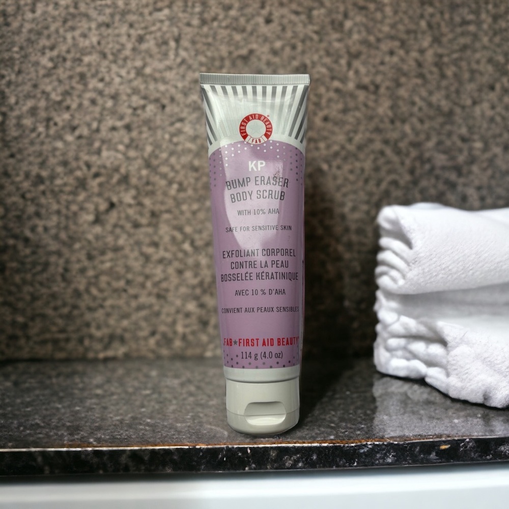 First Aid Beauty KP Bump Eraser Body Scrub Exfoliant for Keratosis Pilaris - NEW